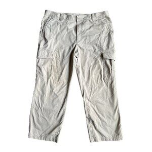 2/$18 SALE! Old Navy Cargo Pants Mens‎ 42x32 Tan Khaki Loose Utility Grunge